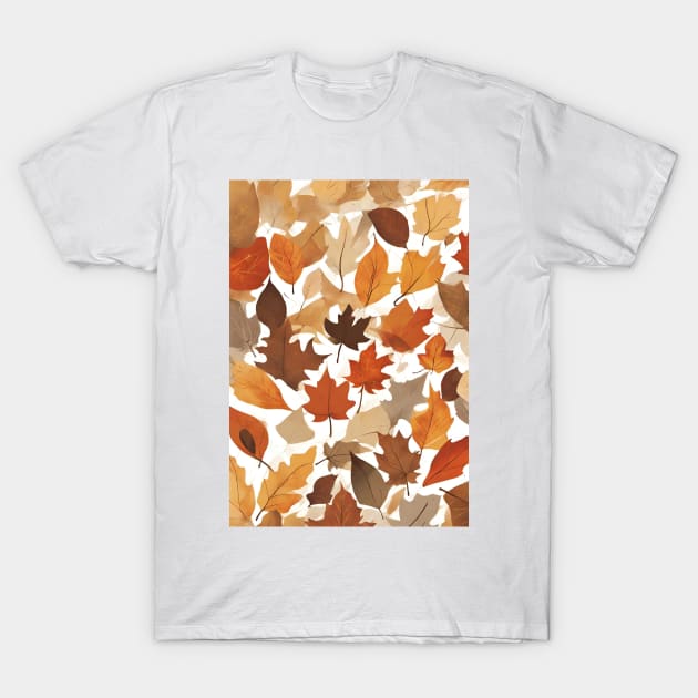 Abstract Autumn Breeze T-Shirt by chimmychupink